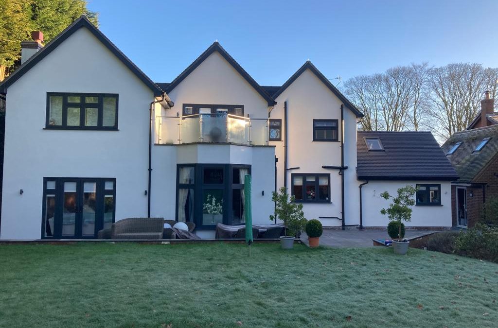 Rear two story extension